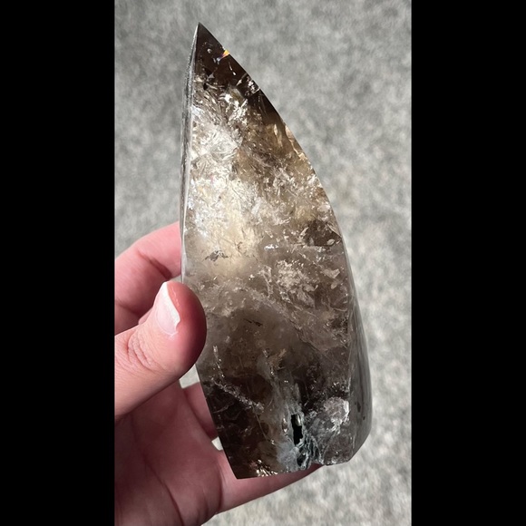 Smoky Garden Quartz Flame - Picture 5 of 17